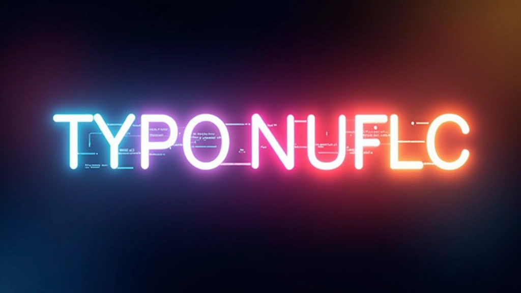 Animação de tipografia cinética mostrando letras se movendo em sequência com efeitos de entrada e saída