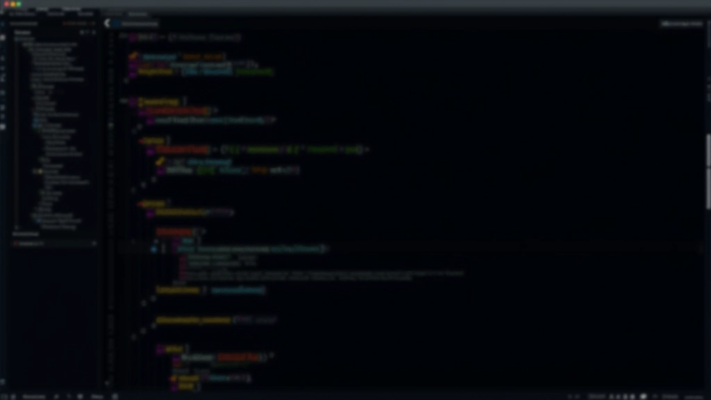 Tela de código exibindo bibliotecas JavaScript para animação, editor de texto com syntax highlighting colorido
